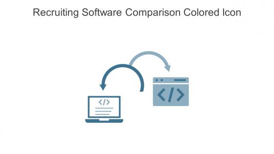 Recruiting Software Comparison Colored Icon In Powerpoint Pptx Png And Editable Eps Format