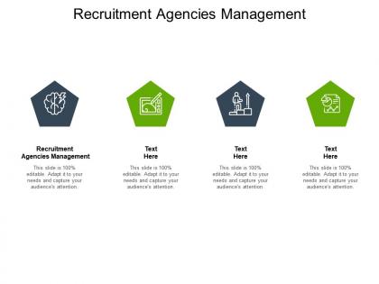 Recruitment agencies management ppt powerpoint presentation slide cpb