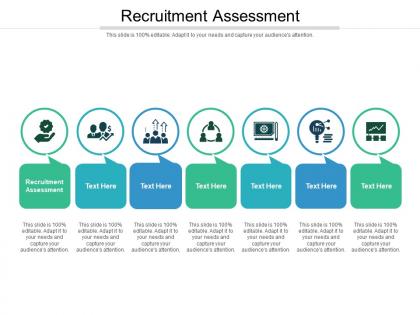 Recruitment assessment ppt powerpoint presentation model inspiration cpb