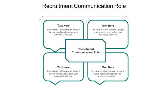 Recruitment communication role ppt powerpoint presentation professional clipart cpb