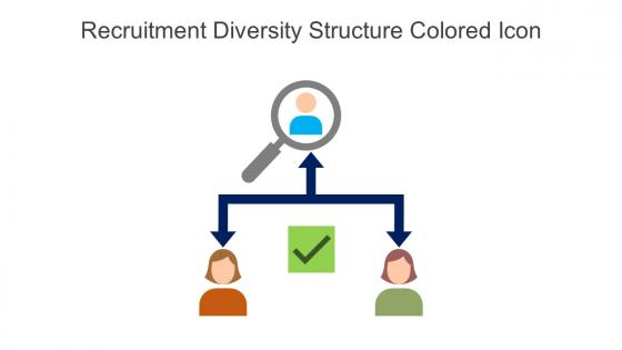 Recruitment Diversity Structure Colored Icon In Powerpoint Pptx Png And Editable Eps Format