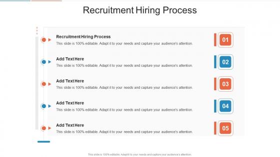 Recruitment Hiring Process In Powerpoint And Google Slides Cpb
