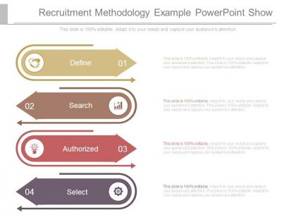 Recruitment methodology example powerpoint show