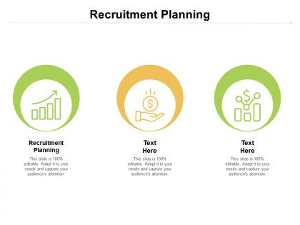 Recruitment planning ppt powerpoint presentation formats cpb