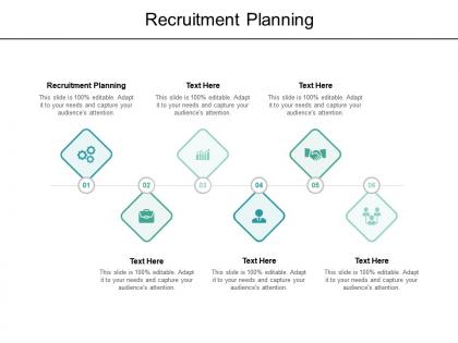 Recruitment planning ppt powerpoint presentation summary diagrams cpb