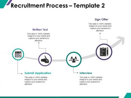 Recruitment process ppt summary graphics download