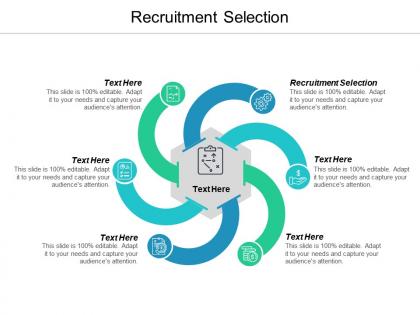 Recruitment selection ppt powerpoint presentation ideas outline cpb