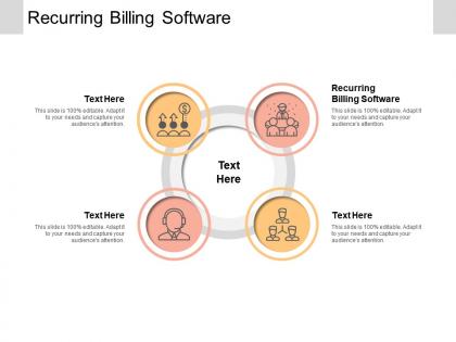 Recurring billing software ppt powerpoint presentation infographics inspiration cpb