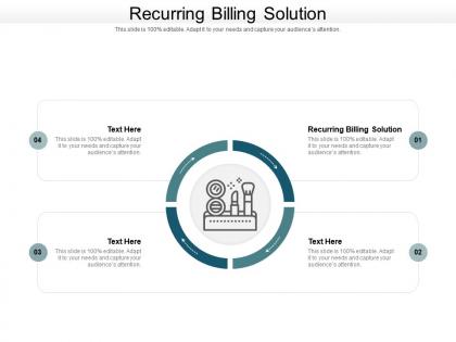 Recurring billing solution ppt powerpoint presentation model maker cpb