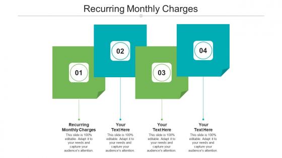 Recurring monthly charges ppt powerpoint presentation slides graphics cpb