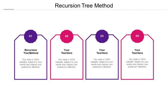 Recursion tree method ppt powerpoint presentation show rules cpb