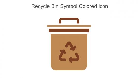Recycle Bin Symbol Colored Icon In Powerpoint Pptx Png And Editable Eps Format