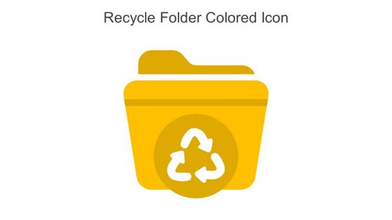 Recycle Folder Colored Icon In Powerpoint Pptx Png And Editable Eps Format
