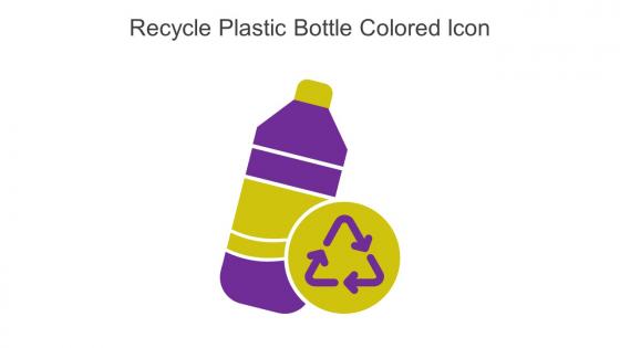 Recycle Plastic Bottle Colored Icon In Powerpoint Pptx Png And Editable Eps Format