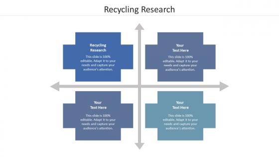 Recycling research ppt powerpoint presentation infographic template outfit cpb