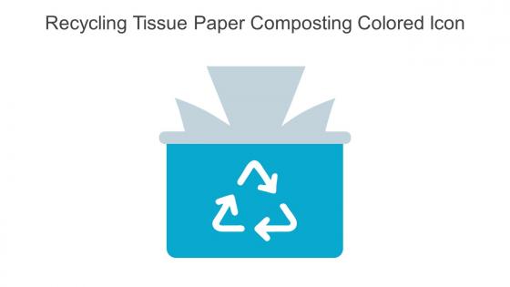 Recycling Tissue Paper Composting Colored Icon In Powerpoint Pptx Png And Editable Eps Format