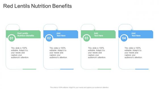 Red Lentils Nutrition Benefits In Powerpoint And Google Slides Cpb