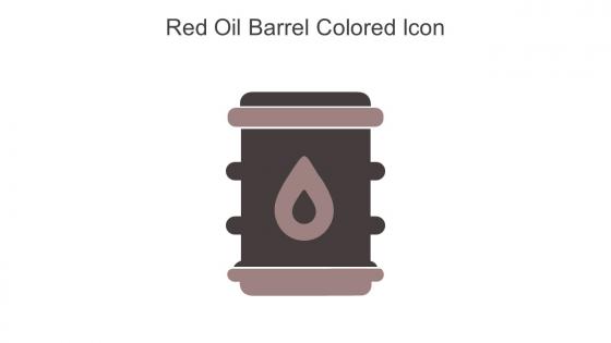 Red Oil Barrel Colored Icon In Powerpoint Pptx Png And Editable Eps Format