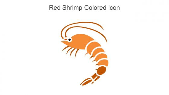 Red Shrimp Colored Icon In Powerpoint Pptx Png And Editable Eps Format