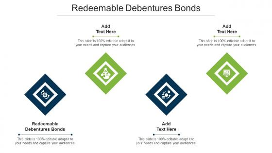 Redeemable Debentures Bonds Ppt Powerpoint Presentation Model Show Cpb