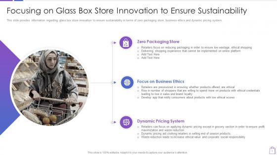 Redefining experiential commerce focusing on glass box store innovation to ensure