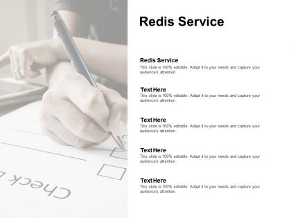 Redis service ppt powerpoint presentation styles designs download cpb