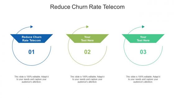Reduce churn rate telecom ppt powerpoint presentation template cpb
