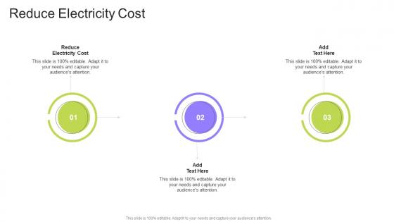Reduce Electricity Cost In Powerpoint And Google Slides Cpb