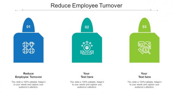 Reduce Employee Turnover Ppt Powerpoint Presentation Gallery Master Slide Cpb