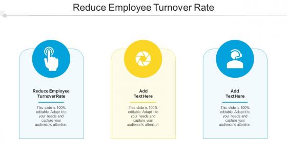 Reduce Employee Turnover Rate Ppt Powerpoint Presentation Model Format Cpb