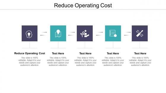 Reduce operating cost ppt powerpoint presentation outline structure cpb