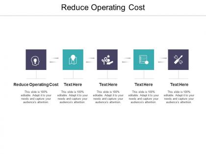 Reduce operating cost ppt powerpoint presentation professional objects cpb