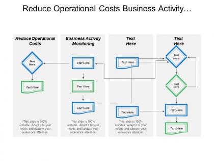Reduce operational costs business activity monitoring customization implementation