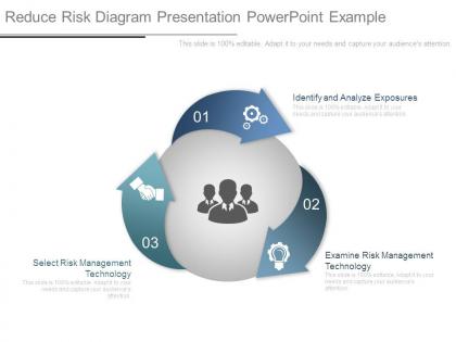 Reduce risk diagram presentation powerpoint example