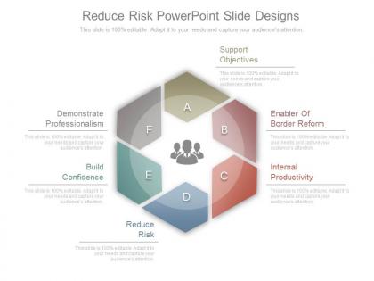 Reduce risk powerpoint slide designs
