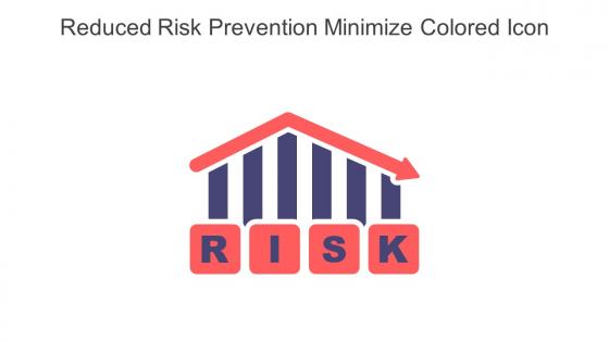 Reduced Risk Prevention Minimize Colored Icon In Powerpoint Pptx Png And Editable Eps Format