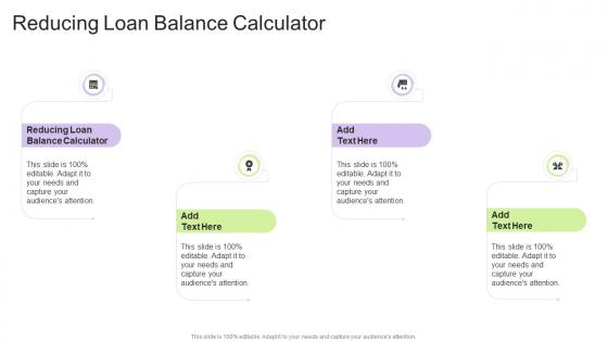 Reducing Loan Balance Calculator In Powerpoint And Google Slides Cpb