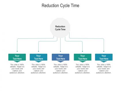 Reduction cycle time ppt powerpoint presentation pictures background image cpb
