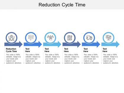 Reduction cycle time ppt powerpoint presentation summary background cpb