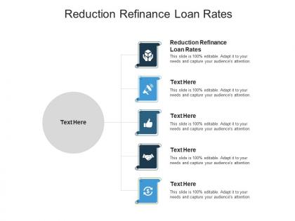 Reduction refinance loan rates ppt powerpoint presentation show portfolio cpb