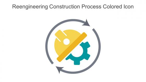 Reengineering Construction Process Colored Icon In Powerpoint Pptx Png And Editable Eps Format