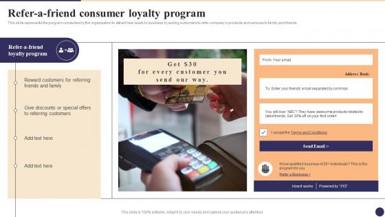 Refer A Friend Consumer Loyalty Program CRM Marketing System Guide MKT SS V