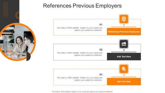 References Previous Employers In Powerpoint And Google Slides Cpb