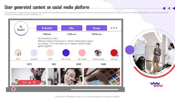 Referral Marketing Types User Generated Content On Social Media Platform MKT SS V