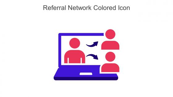 Referral Network Colored Icon In Powerpoint Pptx Png And Editable Eps Format