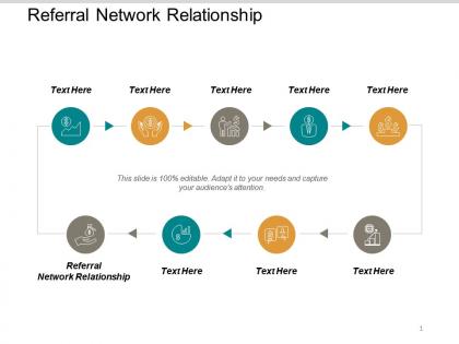Referral network relationship ppt powerpoint presentation icon brochure cpb
