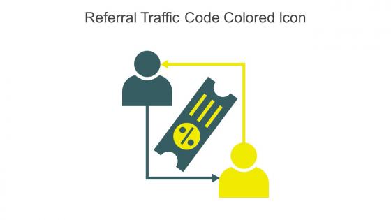 Referral Traffic Code Colored Icon In Powerpoint Pptx Png And Editable Eps Format