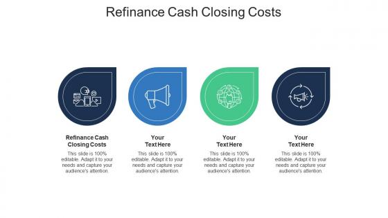 Refinance cash closing costs ppt powerpoint presentation show shapes cpb