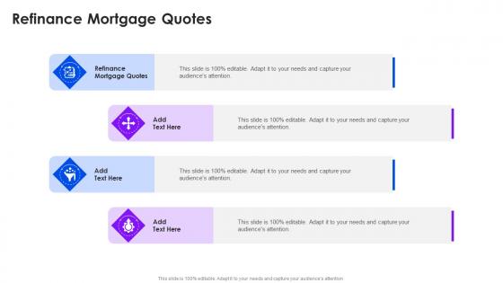 Refinance Mortgage Quotes In Powerpoint And Google Slides Cpb
