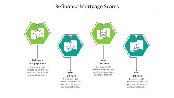 Refinance mortgage scams ppt powerpoint presentation portfolio slideshow cpb